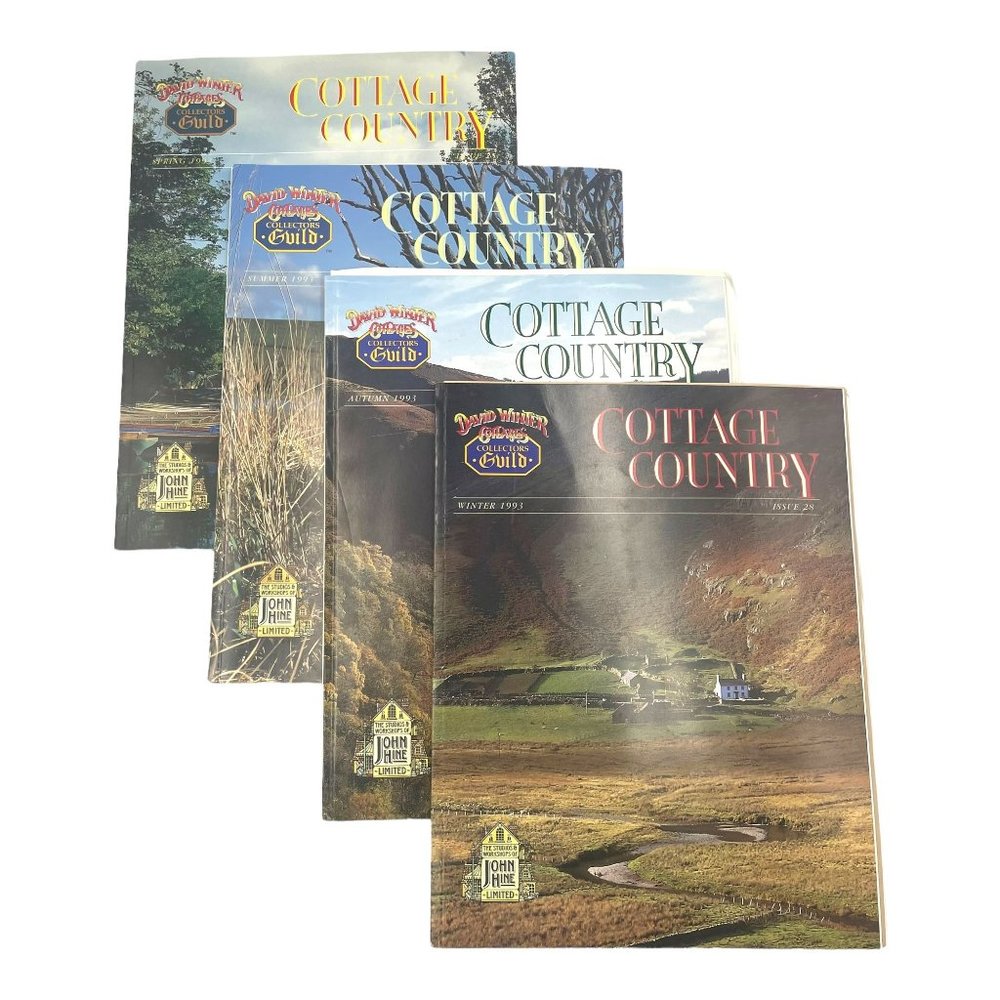 David Winter Cottage Collectors Guild Country Magazine and Inserts 1993